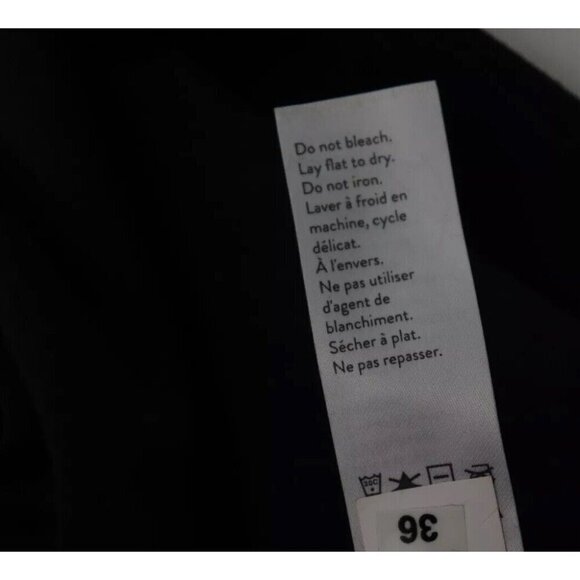 Spanx Women's Large Black Velvet Ankle Crop Legging High Waisted Pull On Pants - Picture 8 of 8